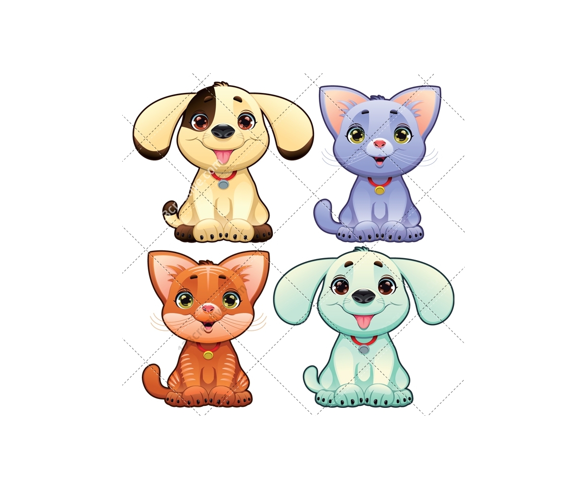 Dog And Cat Vector Pack 1200x1000 Dog And Cat Vector Pack