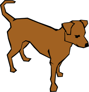 288x299 Dog Simple Drawing Clip Art