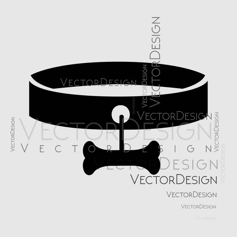 794x794 Dog Collar Graphics Dxf Png Cdr Pdf Vector Art Etsy