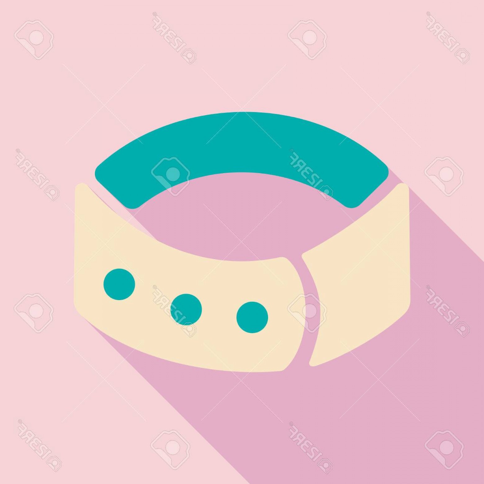 1560x1560 Photostock Vector Flat With Shadow Icon And Mobile Application Dog