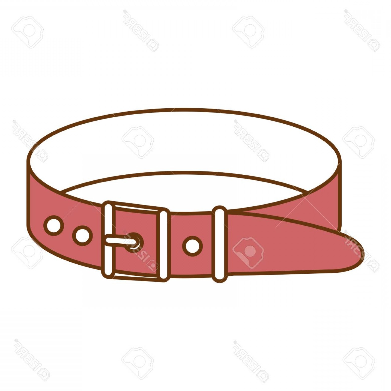 1560x1560 Photostock Vector Mascot Necklace Collar For Pet Isolated Icon