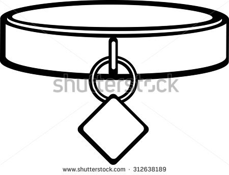 450x344 Clipart Dog Collar
