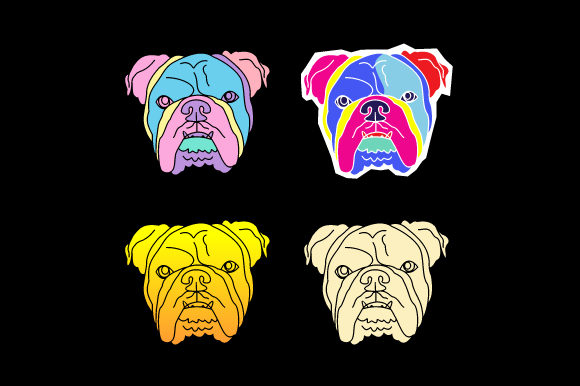 Dog Face Vector Cartoon Illustration Graphic 580x386 Dog Face Vector Cartoon Illustration Graphic