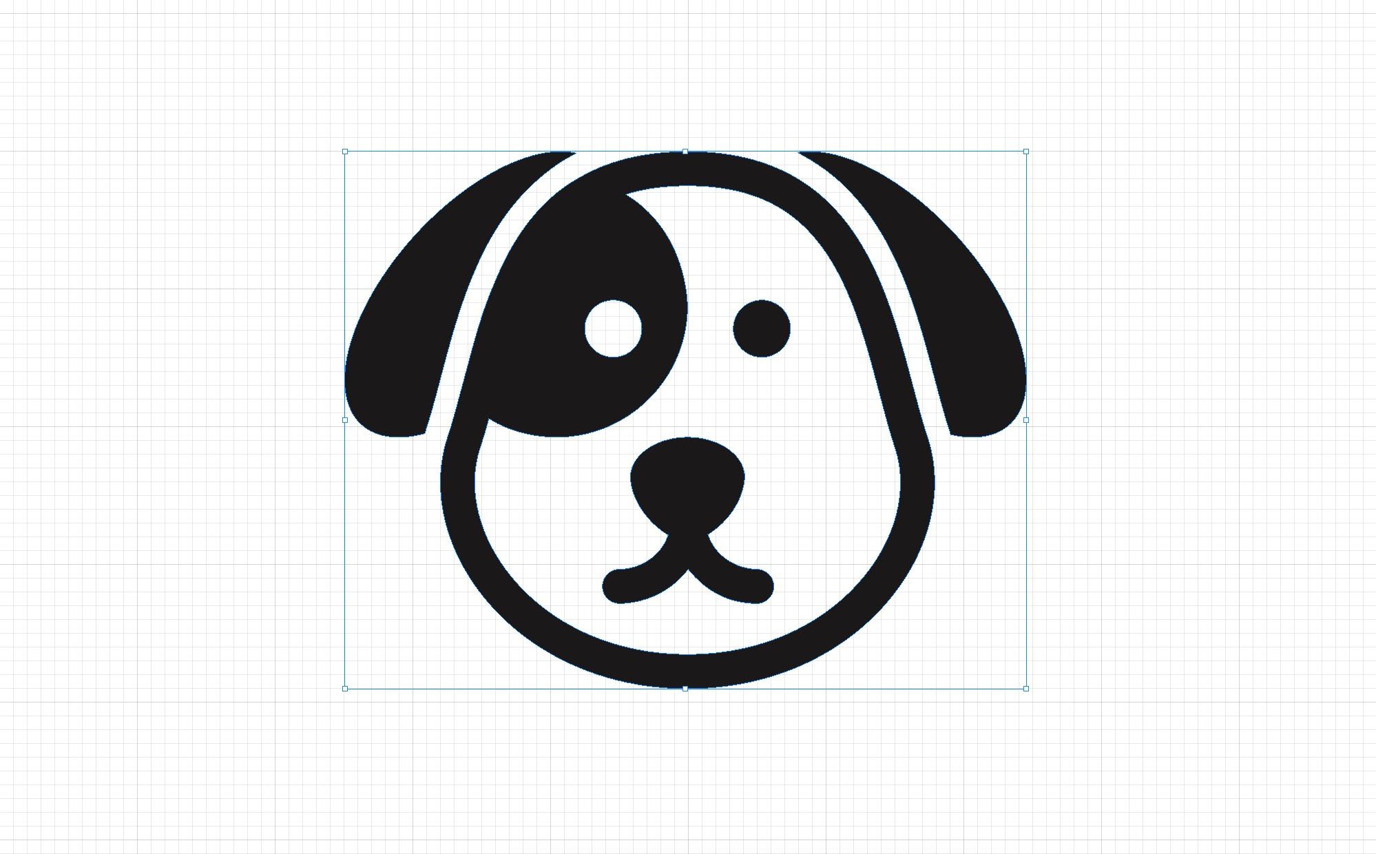 How To Draw Dog Face Vector In Autodesk Graphic 1998x1240 How To Draw Dog Face Vector In Autodesk Graphic