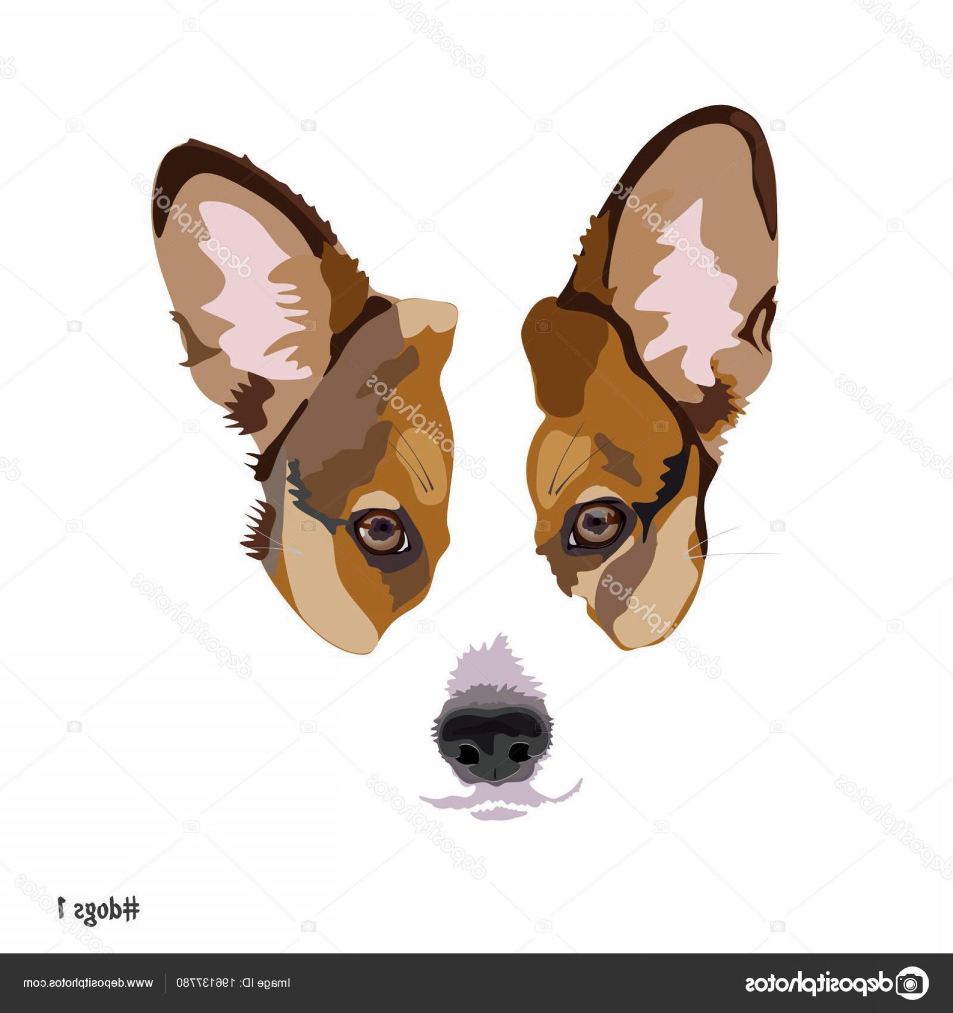 Stock Illustration Red Ears Dog Face Vector Soidergi 1920x2040 Stock Illustration Red Ears Dog Face Vector Soidergi