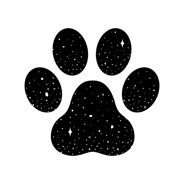 626x626 Dog Paw Vector Footprint Vector Premium Download