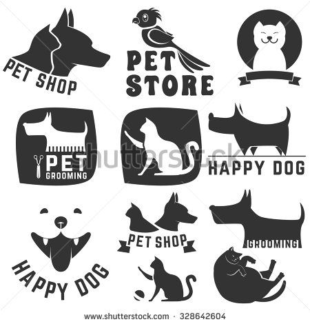Set Of Pet Shop Labels And Badges Cat Food Dog Food Pet Store 450x470 Set Of Pet Shop Labels And Badges Cat Food Dog Food Pet Store