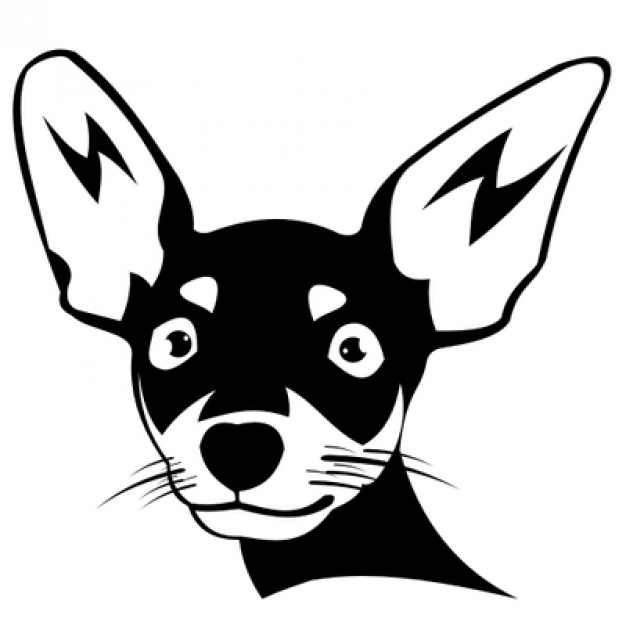 Chihuahua Dog Head Silhouette Vector Free Download 626x626 Chihuahua Dog Head Silhouette Vector Free Download