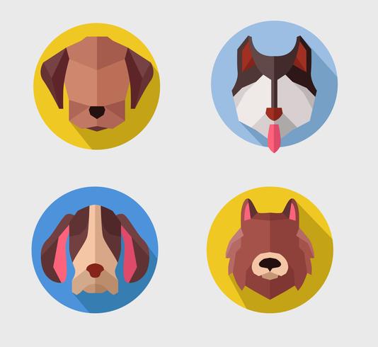 Abstract Polygon Dog Head Vector Flat Illustration Avatar 534x490 Abstract Polygon Dog Head Vector Flat Illustration Avatar