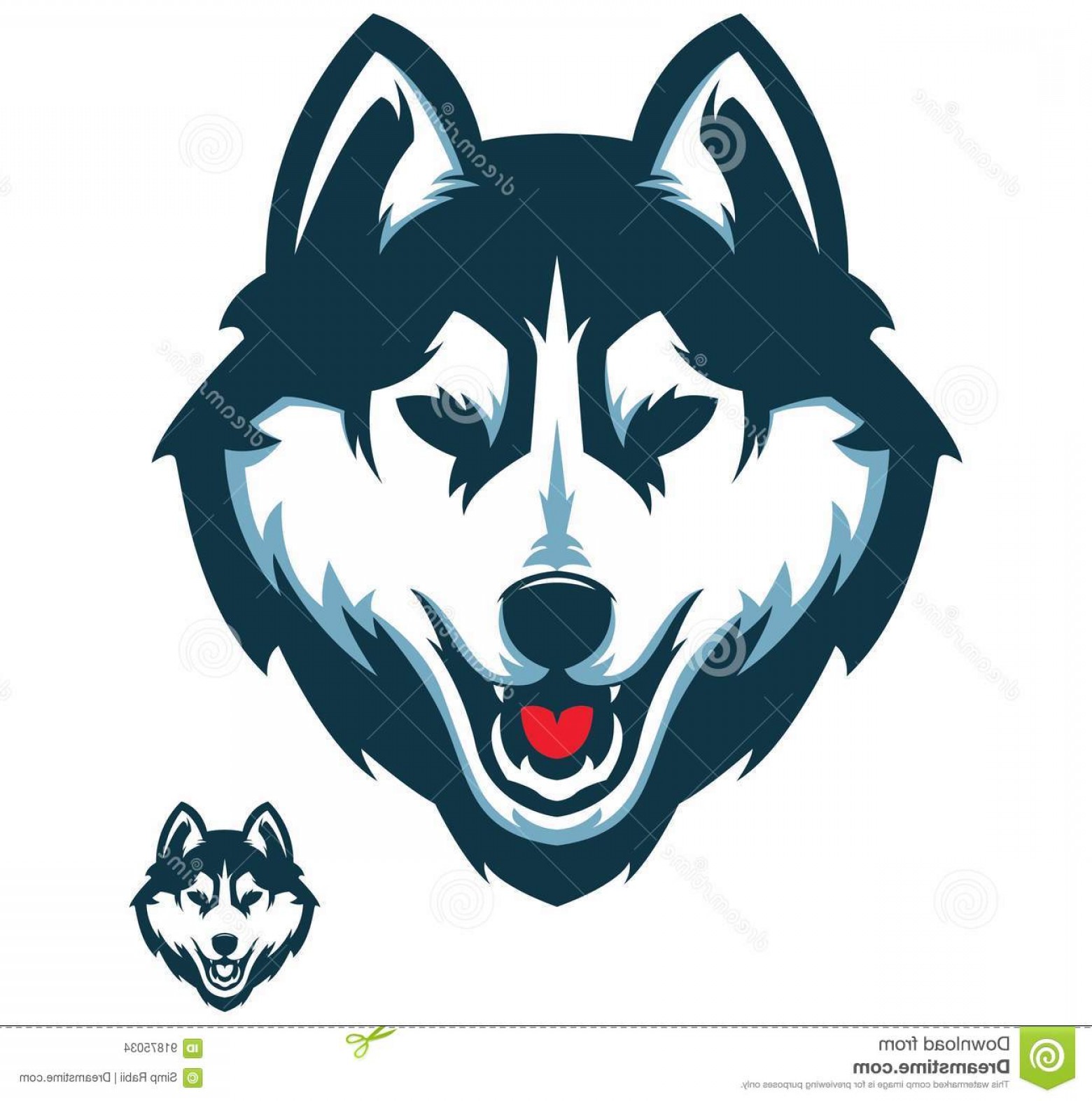 Stock Illustration Husky Dog Head Vector Graphic Team Mascot Image 1560x1572 Stock Illustration Husky Dog Head Vector Graphic Team Mascot Image