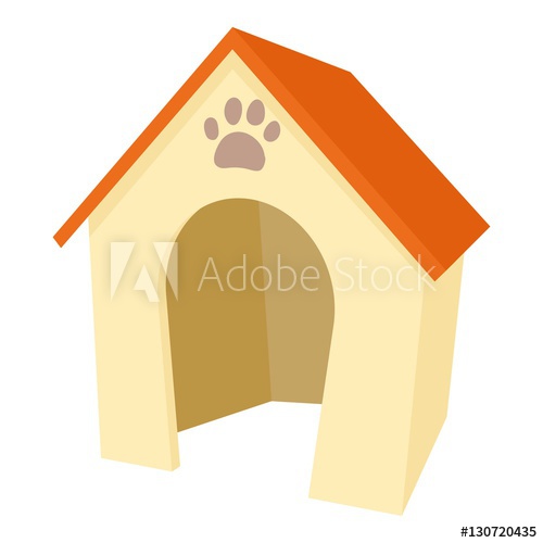 Dog House Icon Cartoon Illustration Of Dog House Vector Icon 500x500 Dog House Icon Cartoon Illustration Of Dog House Vector Icon