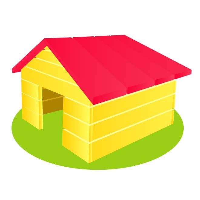 Dog House Vector 660x660 Dog House Vector