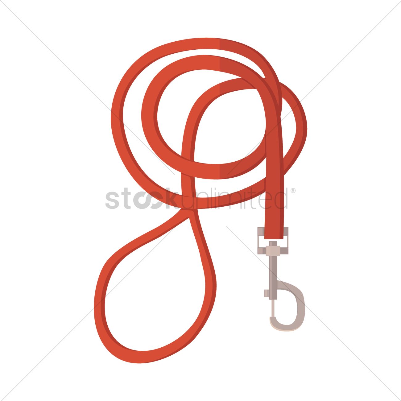 Dog Leash Vector Image 1300x1300 Dog Leash Vector Image