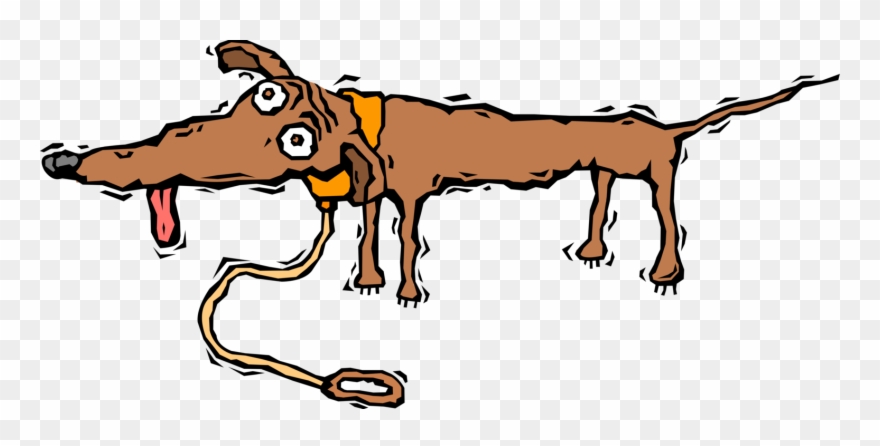 Vector Illustration Of Family Pet Dog On Leash 880x446 Vector Illustration Of Family Pet Dog On Leash