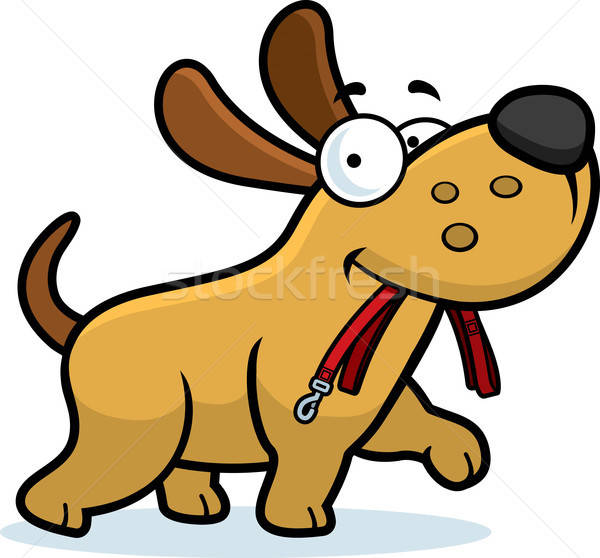 Cartoon Dog Leash Vector Illustration Cory Thoman 600x558 Cartoon Dog Leash Vector Illustration Cory Thoman