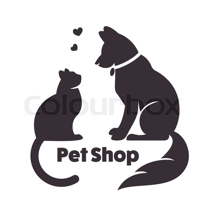 800x800 Cat And Dog Vector Signs And Logo Stock Vector Colourbox