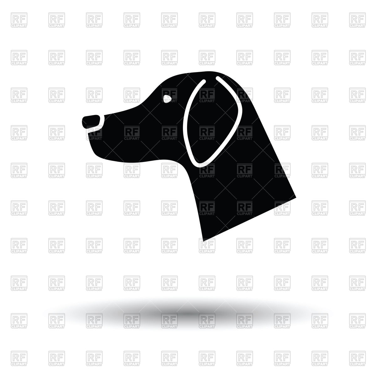 Dog Head Icon Vector Image Of Plants And Animals Angelp 1200x1200 Dog Head Icon Vector Image Of Plants And Animals Angelp