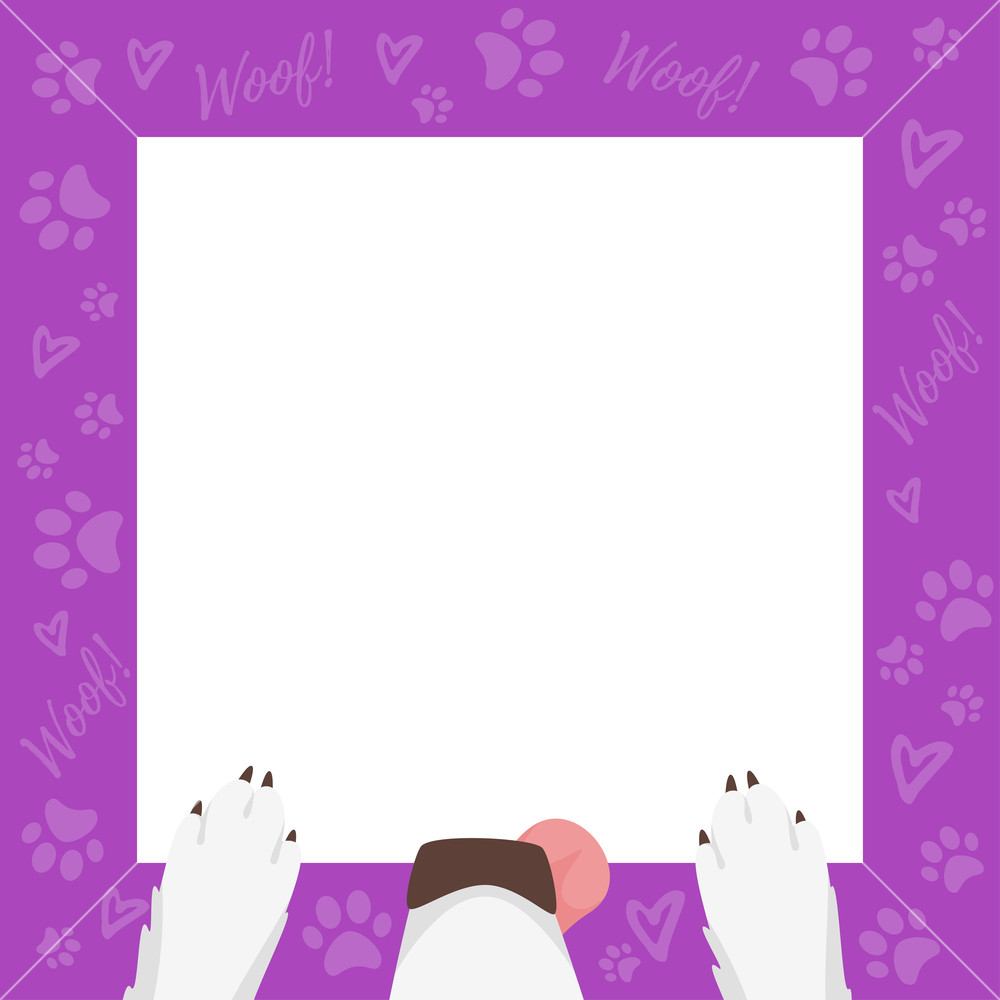 Vector Cartoon Style Video And Photo Frame Background For Editing 1000x1000 Vector Cartoon Style Video And Photo Frame Background For Editing