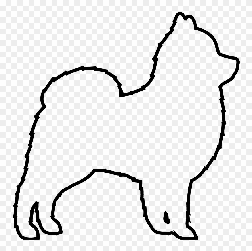 880x876 Outline Of A Dog