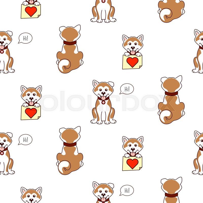 Shiba Inu Dog Cute Pattern Vector Stock Vector Colourbox 800x800 Shiba Inu Dog Cute Pattern Vector Stock Vector Colourbox