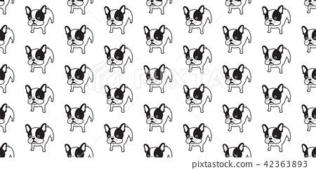 Dog Seamless French Bulldog Vector Pattern 450x243 Dog Seamless French Bulldog Vector Pattern