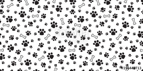 Dog Bone Seamless Pattern Vector Dog Paw Doodle Isolated Wallpaper 500x250 Dog Bone Seamless Pattern Vector Dog Paw Doodle Isolated Wallpaper