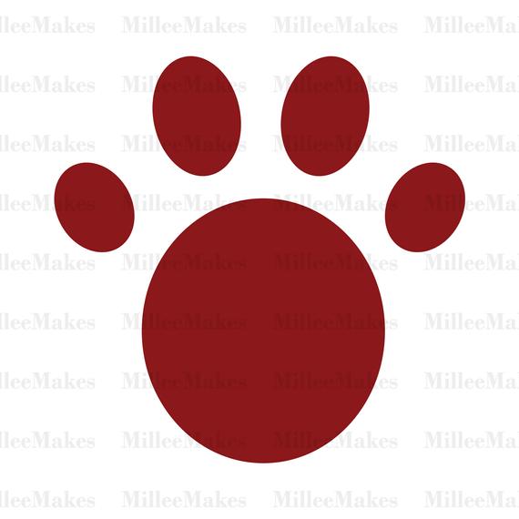 Paw Print Vector Pawprint Dog Clipart Cutting Machine Etsy 570x570 Paw Print Vector Pawprint Dog Clipart Cutting Machine Etsy