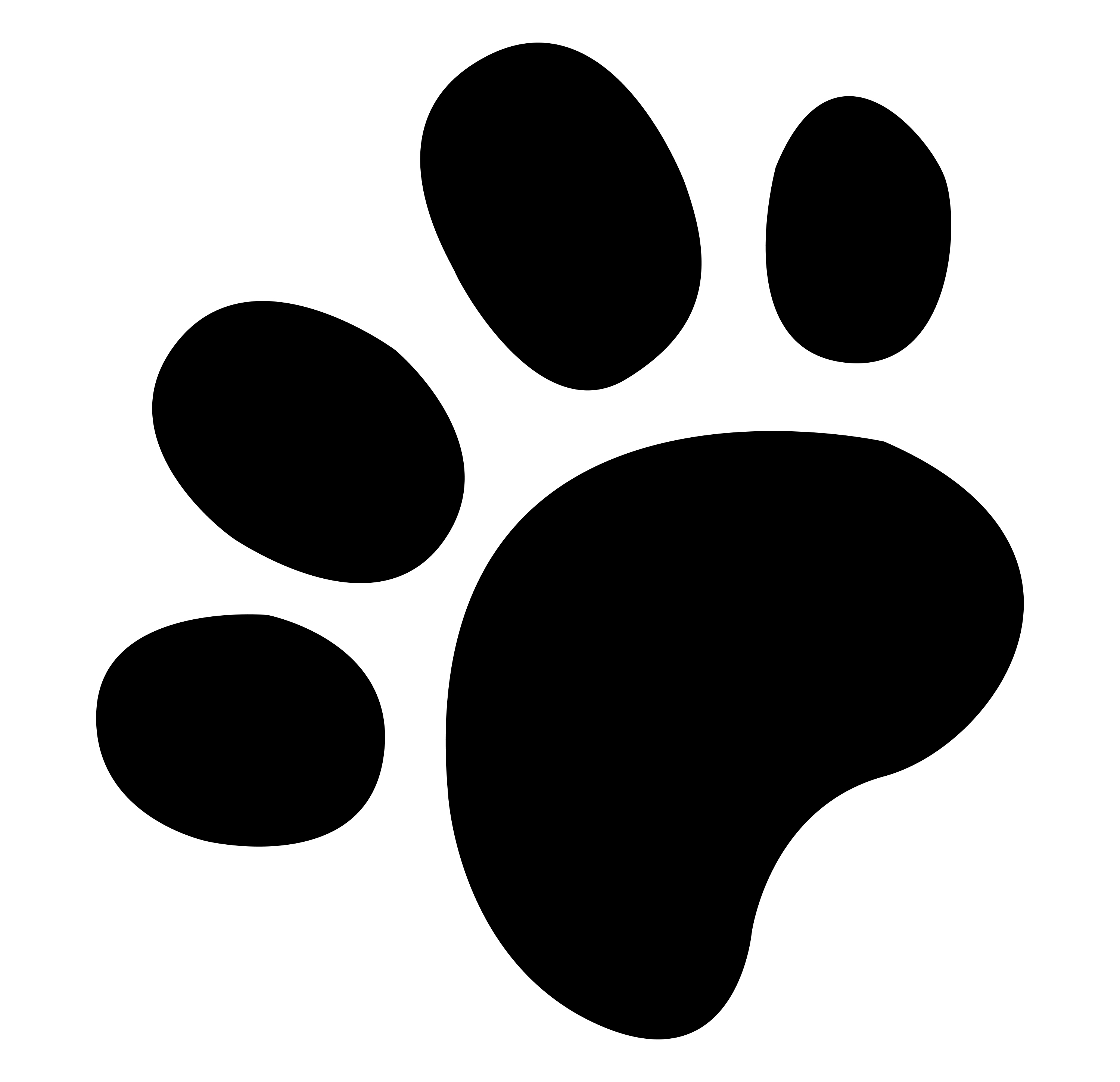 3000x2900 Dog Paw Vector Clip Art Library