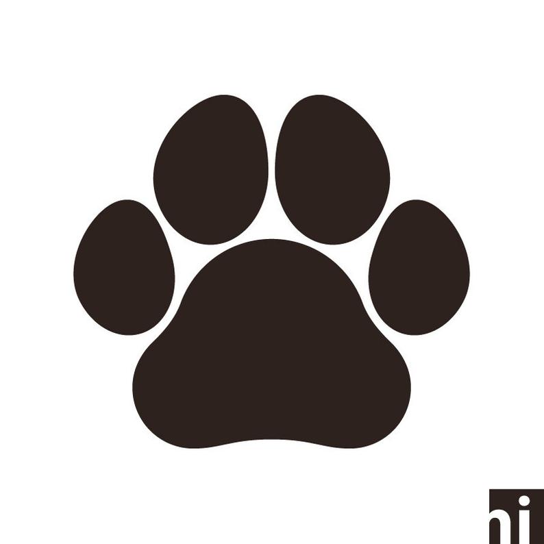794x794 Dog Dog Paw Paw Paw Vector Dog Hut Dog Etsy