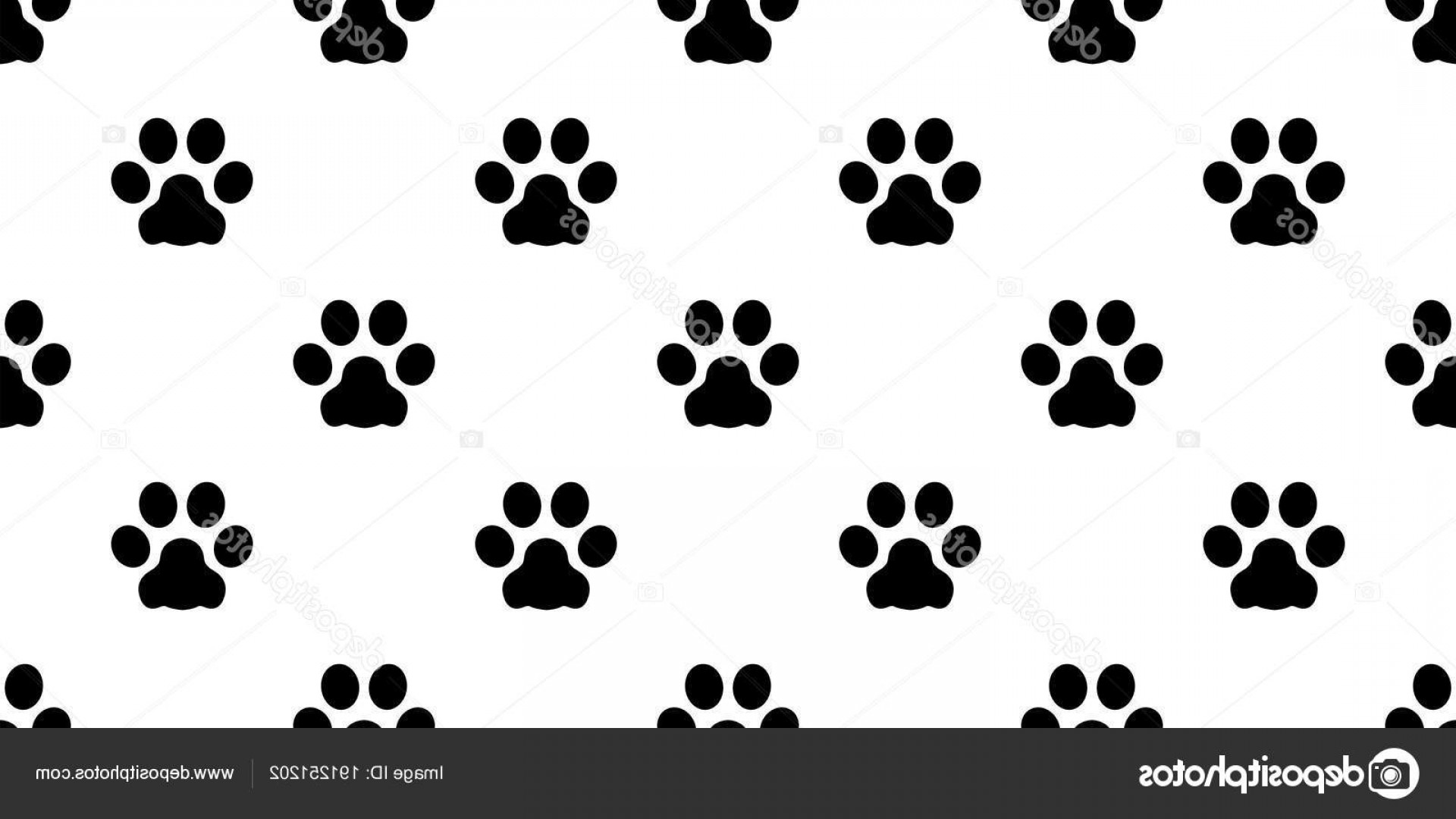 1920x1080 Stock Illustration Cat Paw Vector Dog Paw Soidergi