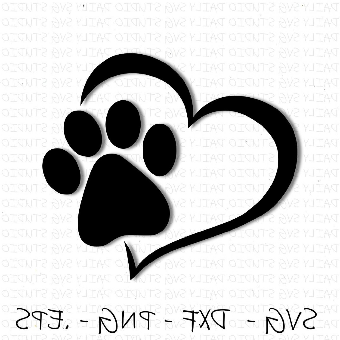 Download Dog Paw Vector at Vectorified.com | Collection of Dog Paw ...