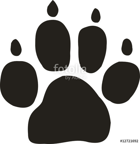 Dog Paw Stock Image And Royalty Free Vector 486x500 Dog Paw Stock Image And Royalty Free Vector