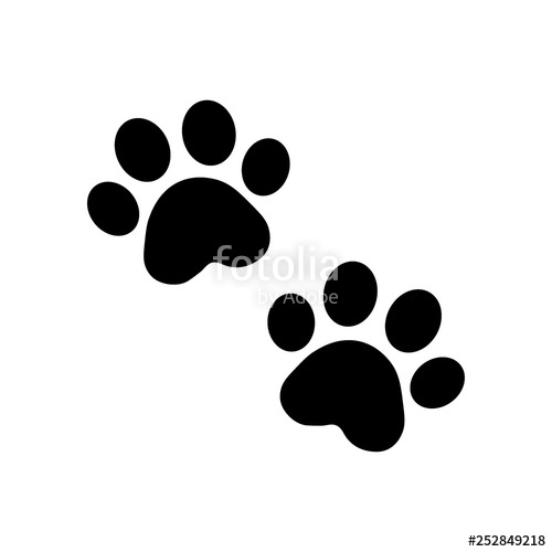 Dog Paw Vector Stock Image And Royalty Free Vector 500x500 Dog Paw Vector Stock Image And Royalty Free Vector