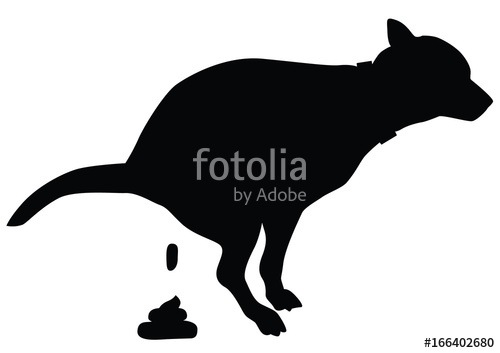 500x353 Dog Poop Black Vector Icon Stock Image And Royalty Free Vector