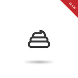 160x160 Dog Poop Vector Icon Stock Image And Royalty Free Vector