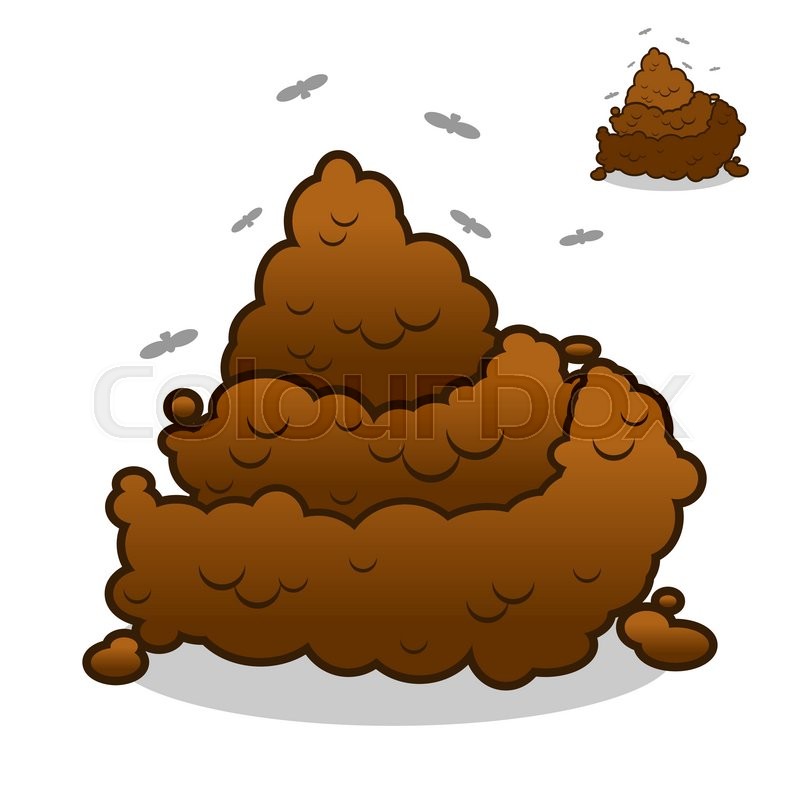 800x800 Shit And Flies Poop Pile Of Crap On Stock Vector Colourbox