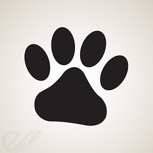 Dog Print Vector