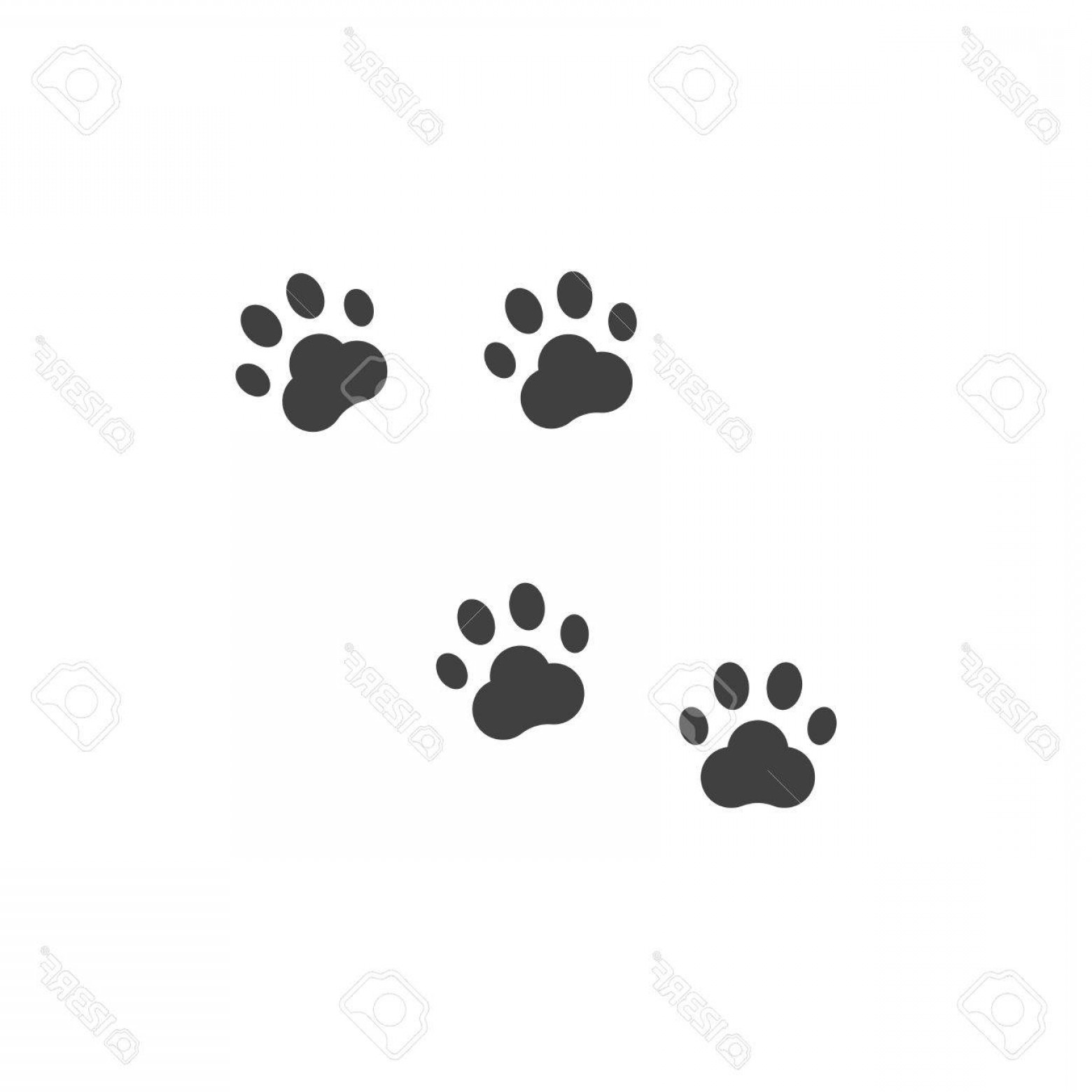 Dog Paw Print Vector Soidergi 1560x1560 Dog Paw Print Vector Soidergi