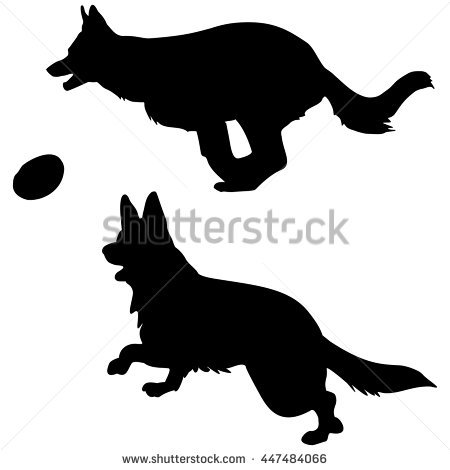 Dog Running Vector