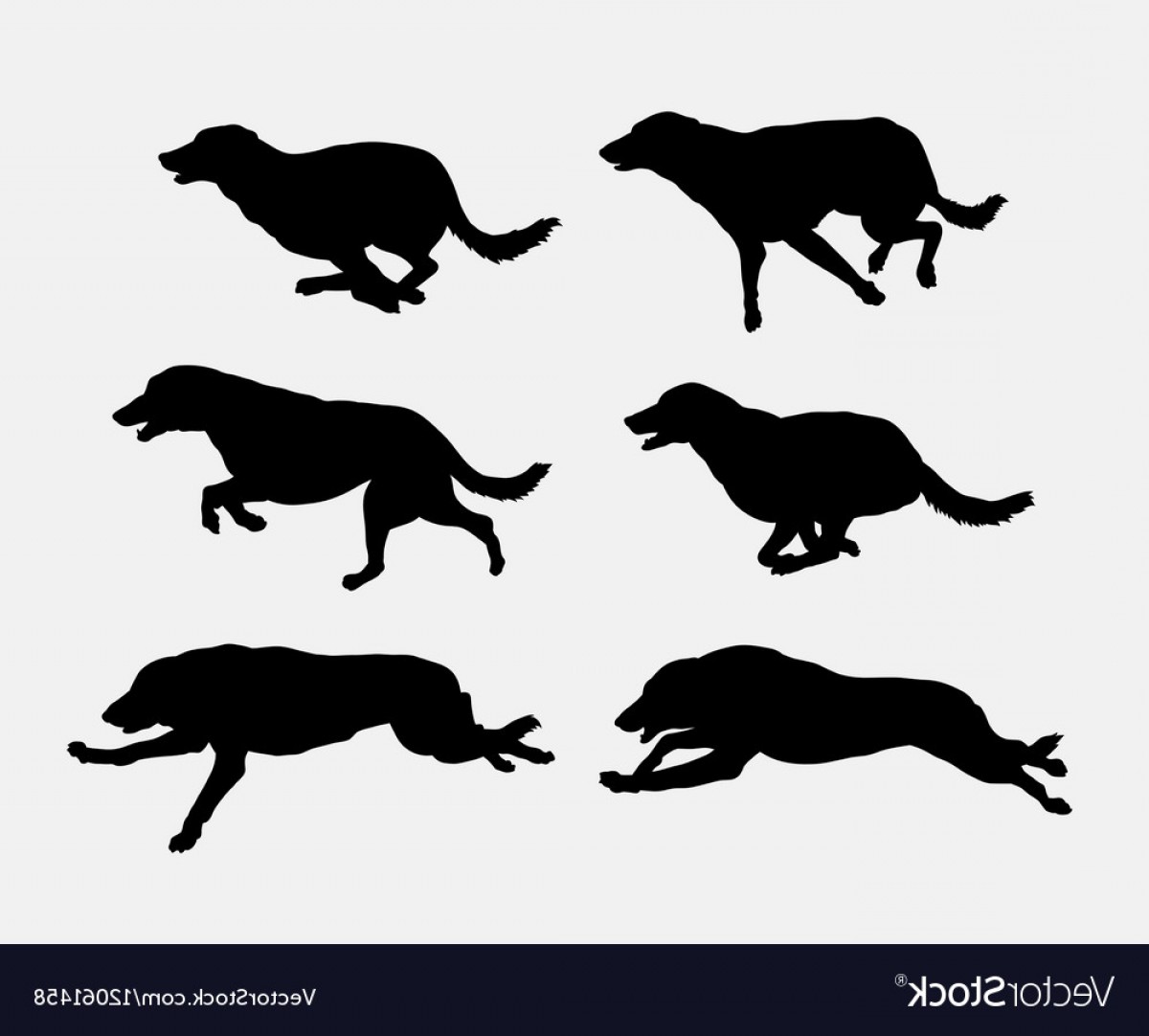 Download Dog Running Vector at Vectorified.com | Collection of Dog ...