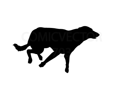 395x296 Dog Running Silhouette Animation Gif