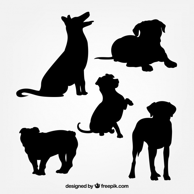 626x626 Dog Silhouette Vectors, Photos And Free Download