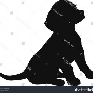 300x300 Beagle Dog Sitting Vector Silhouette Createmepink