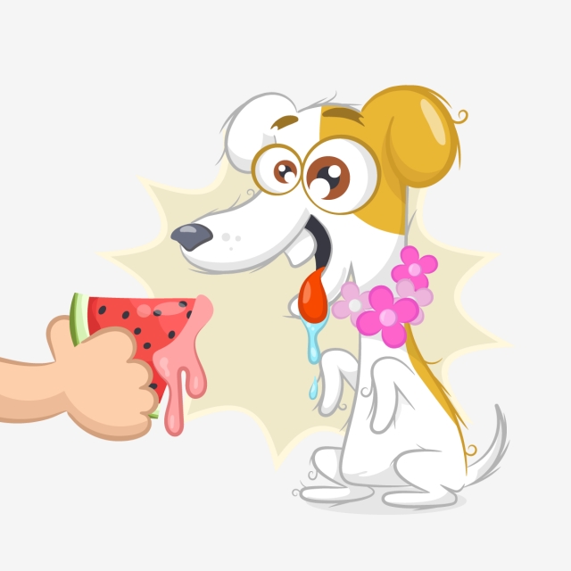 640x640 Cartoon Funny Dog Sitting Isolated, Dog, Cute, Funny Png