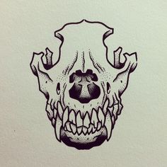 Dog Skull Vector at Vectorified.com | Collection of Dog Skull Vector ...