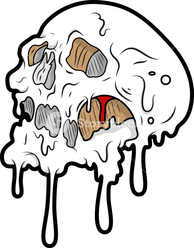 780x1000 Skull Vector Illustration Royalty Free Stock Image