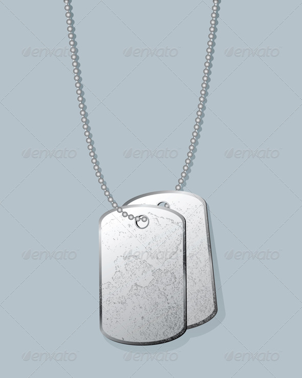 Dog Tag Vector