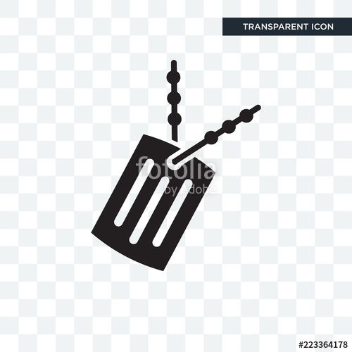 Dog Tag Vector Icon Isolated On Transparent Background, Dog Tag 500x500 Dog Tag Vector Icon Isolated On Transparent Background, Dog Tag