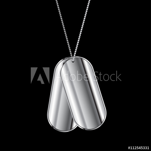 Dog Tag Vector Illustration 500x500 Dog Tag Vector Illustration