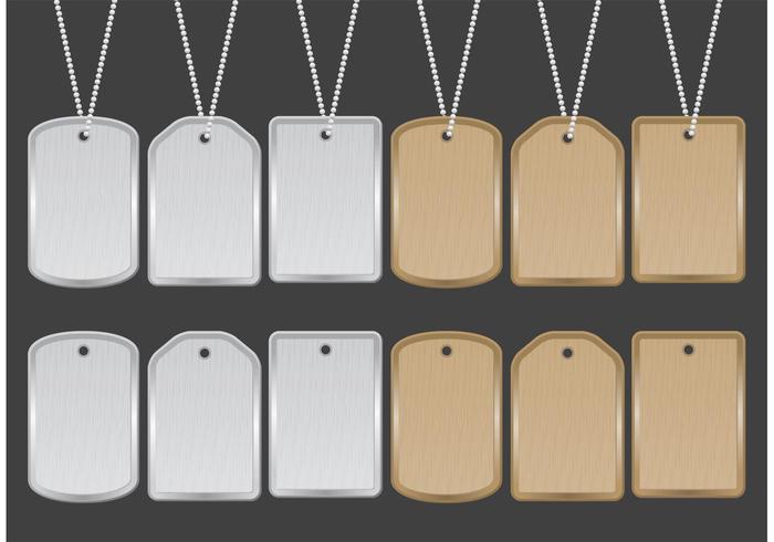 Military Dog Tags Free Vector Art 700x490 Military Dog Tags Free Vector Art